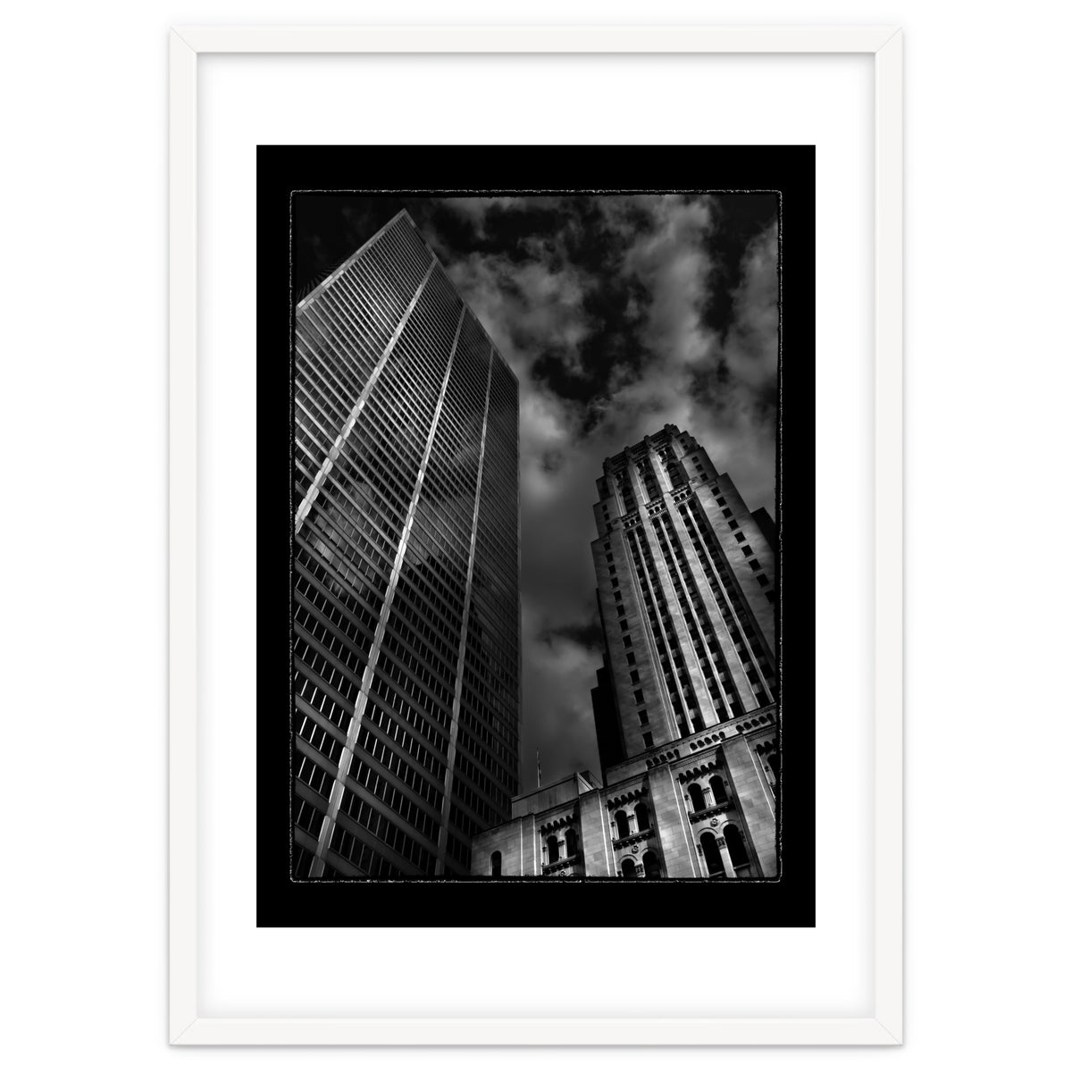 Commerce Court Courtyard View No 1 with Border