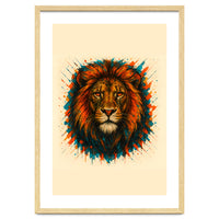 Lion Animal Watercolor