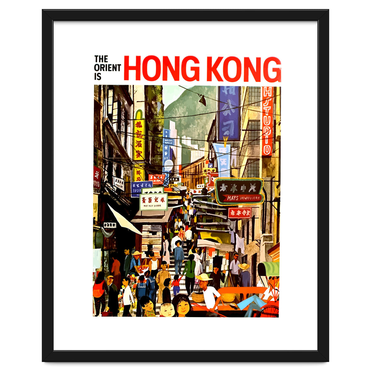 Hong Kong, in People Crowd