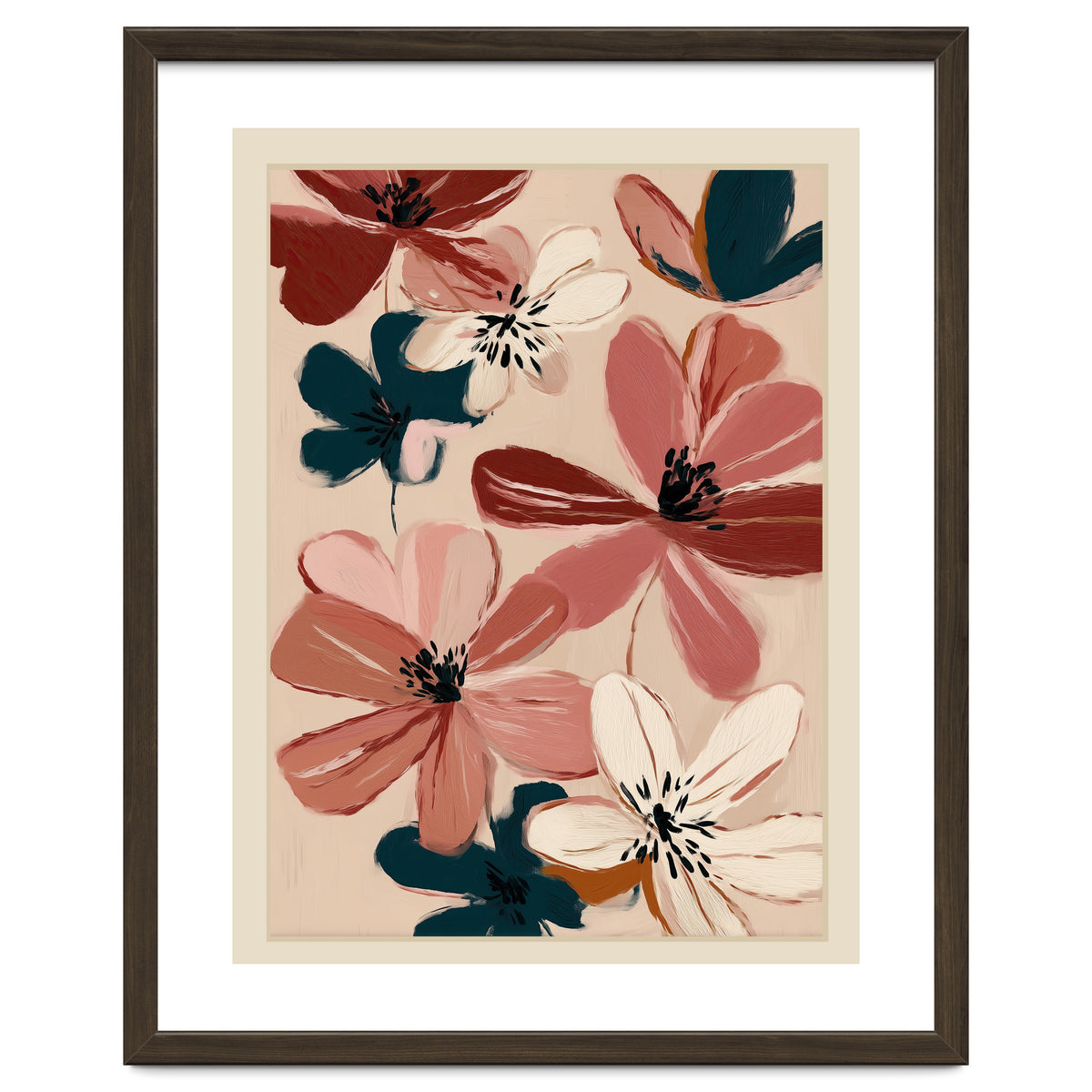 Blush And Wine Blossoms III