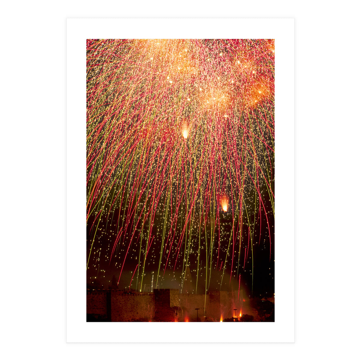 Fireworks over Jerusalem II (Print Only)