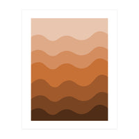 Brown gradient design  (Print Only)