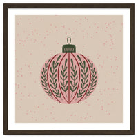 Christmas globe with branches