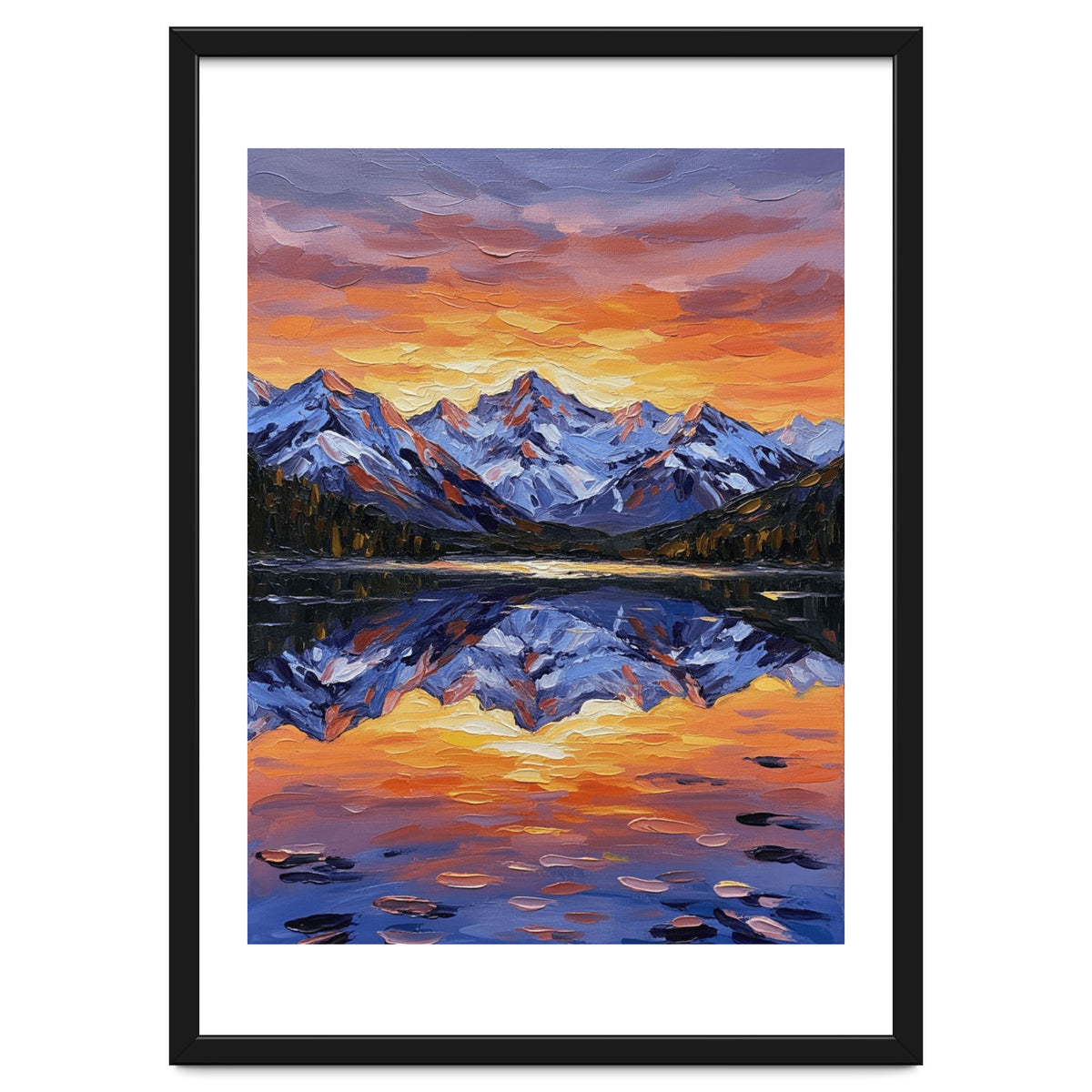 Alpenglow Reflections
