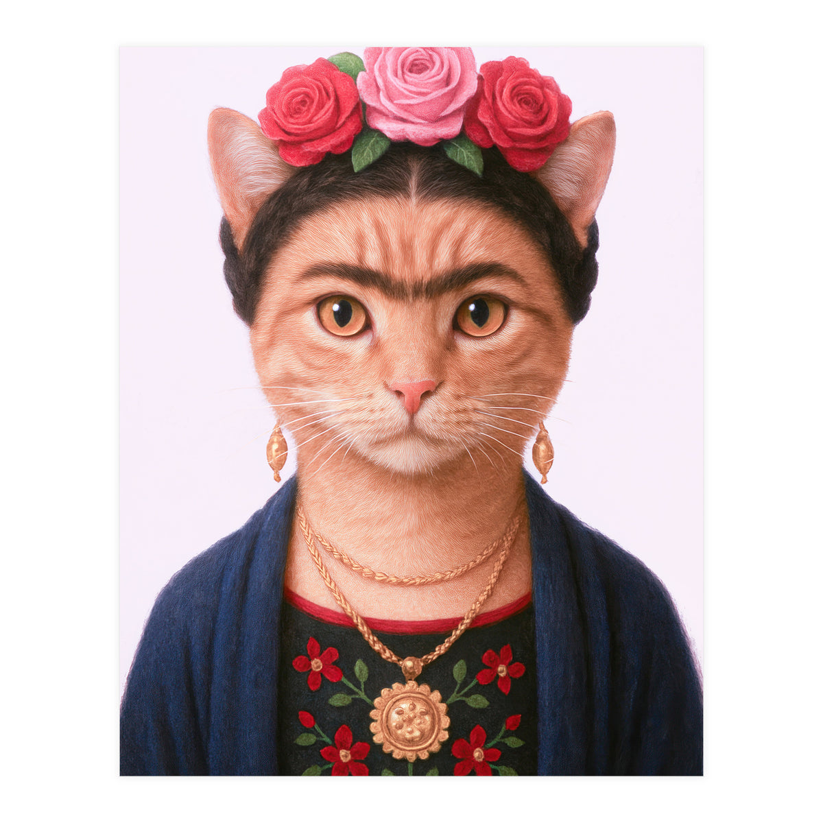 Frida KahloMeow (Print Only)