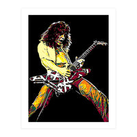 Eddie Van Halen American Hard Rock Music (Print Only)