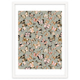 Flying Butterflies Gold Beige thumbnail