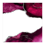 Burgundy & Silver Agate Texture 15 (Print Only) thumbnail