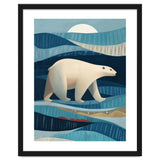 Polar Bear In The Blue Arctic thumbnail