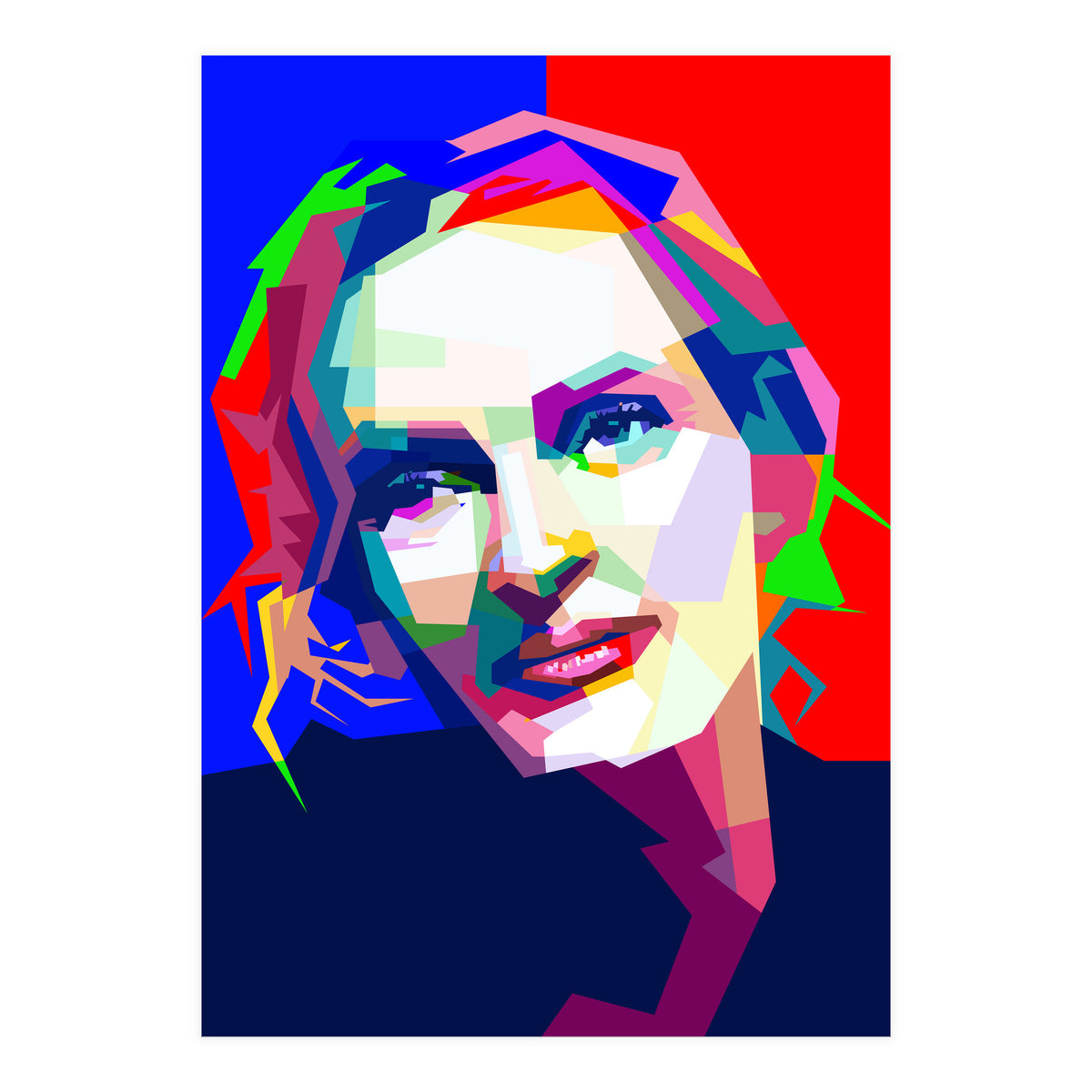 Uma Thurman Kill Bill Pop Art WPAP (Print Only)