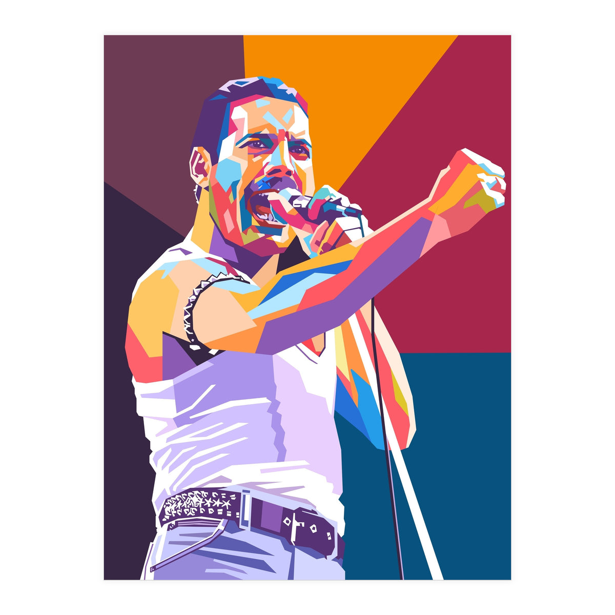 Freddie Mercury art (Print Only)