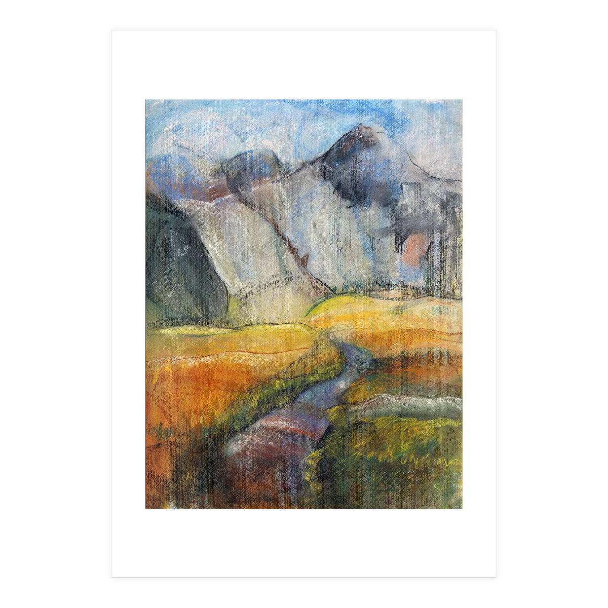 Yosemite Mountain Cliffs (Print Only)