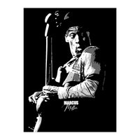 Marcus Miller American Music Legend in Grayscale (Print Only)