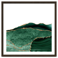 Emerald & Gold Agate Texture 06