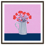 Poppies – pink and blue thumbnail