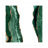 Emerald & Gold Agate Texture 14 (Print Only) thumbnail