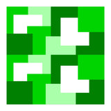 Green Abstract Square Tiles (Print Only) thumbnail