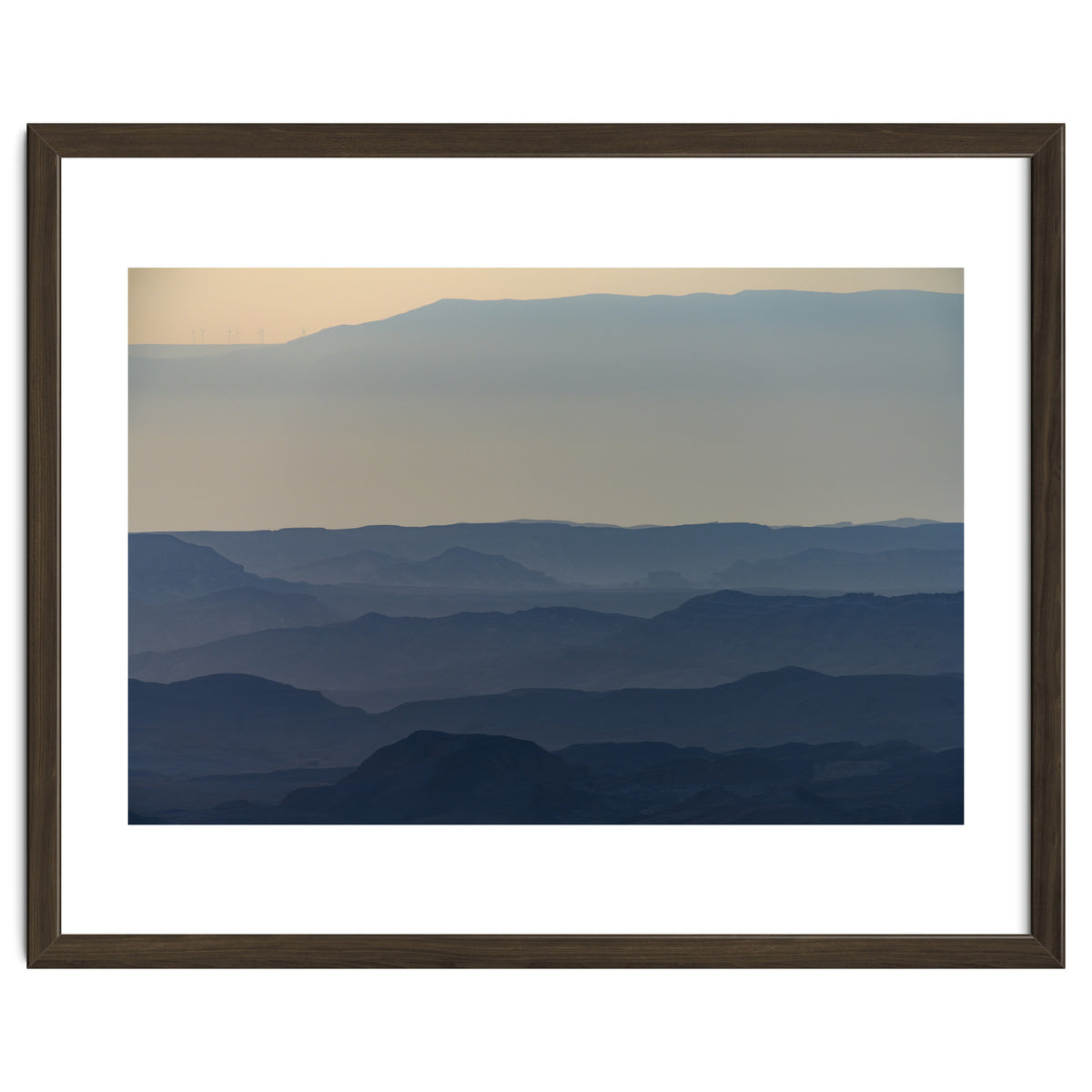 Sunrise over Ramon crater #6