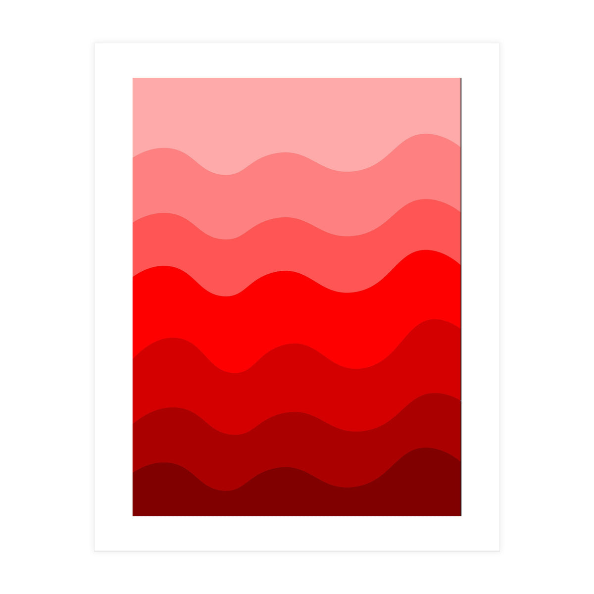 Red gradient design  (Print Only)