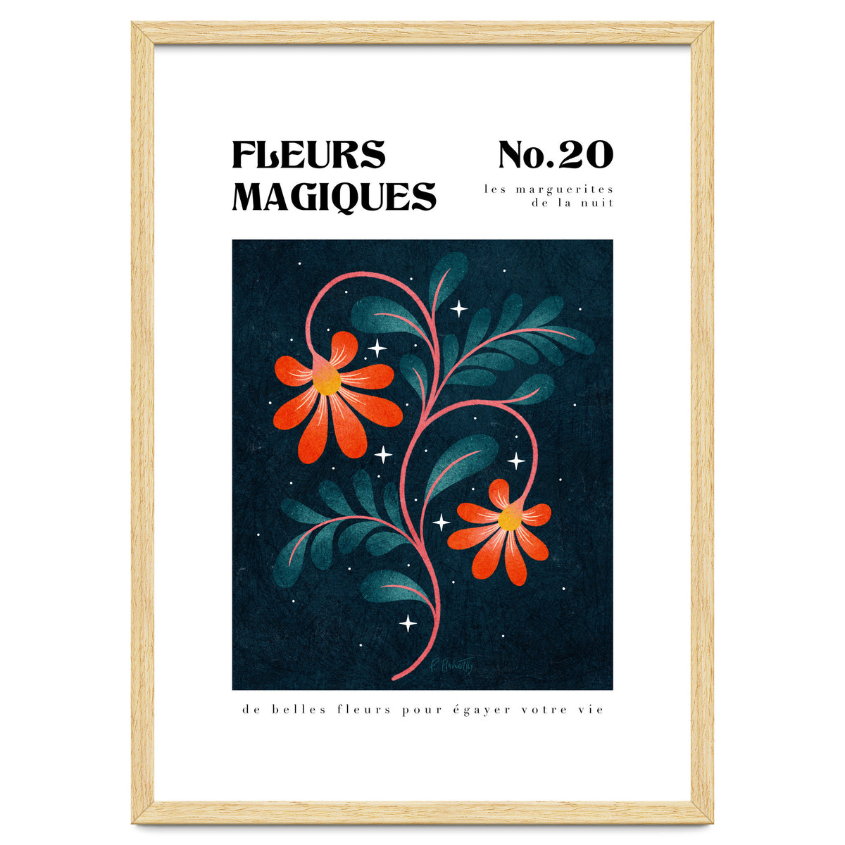 Magical Flowers No.20 Dark Daisies