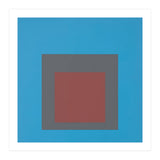 JOSEF ALBERS - HOMAGE TO THE SQUARE, BLUE, DARK RED  (Print Only) thumbnail