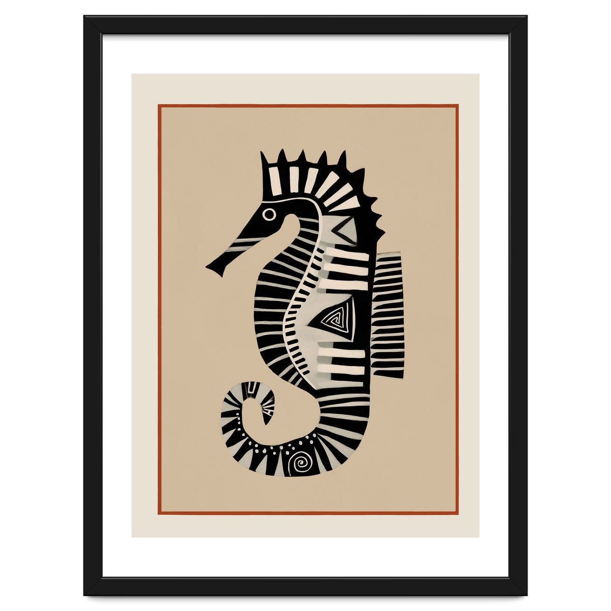 Striped Seahorse II