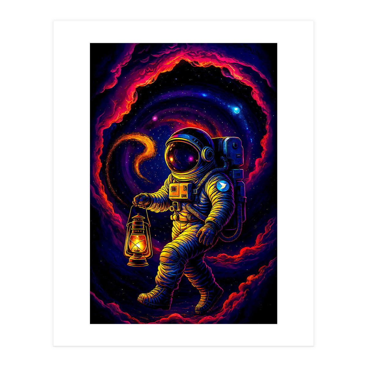 Astronout Space Nebula (Print Only)