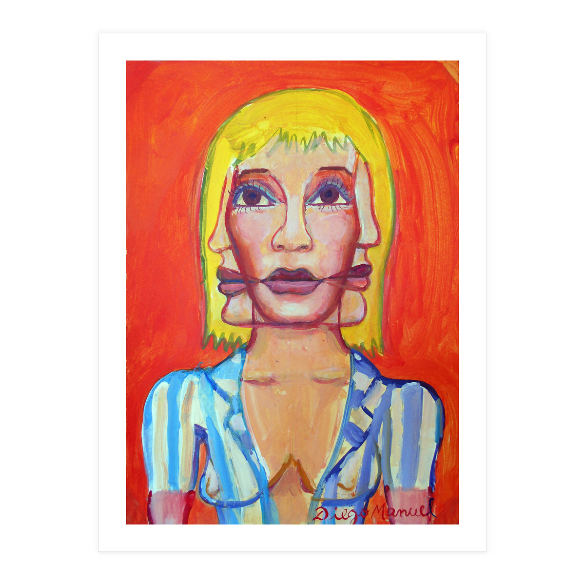 Cabeza De Mujer 3 (Print Only)