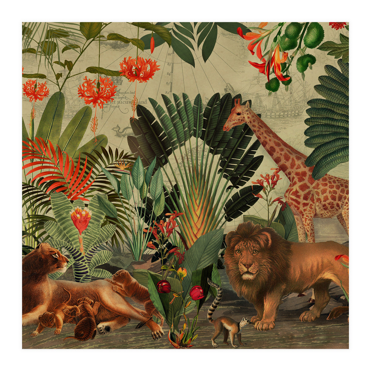 African Jungle Adventure (Print Only)