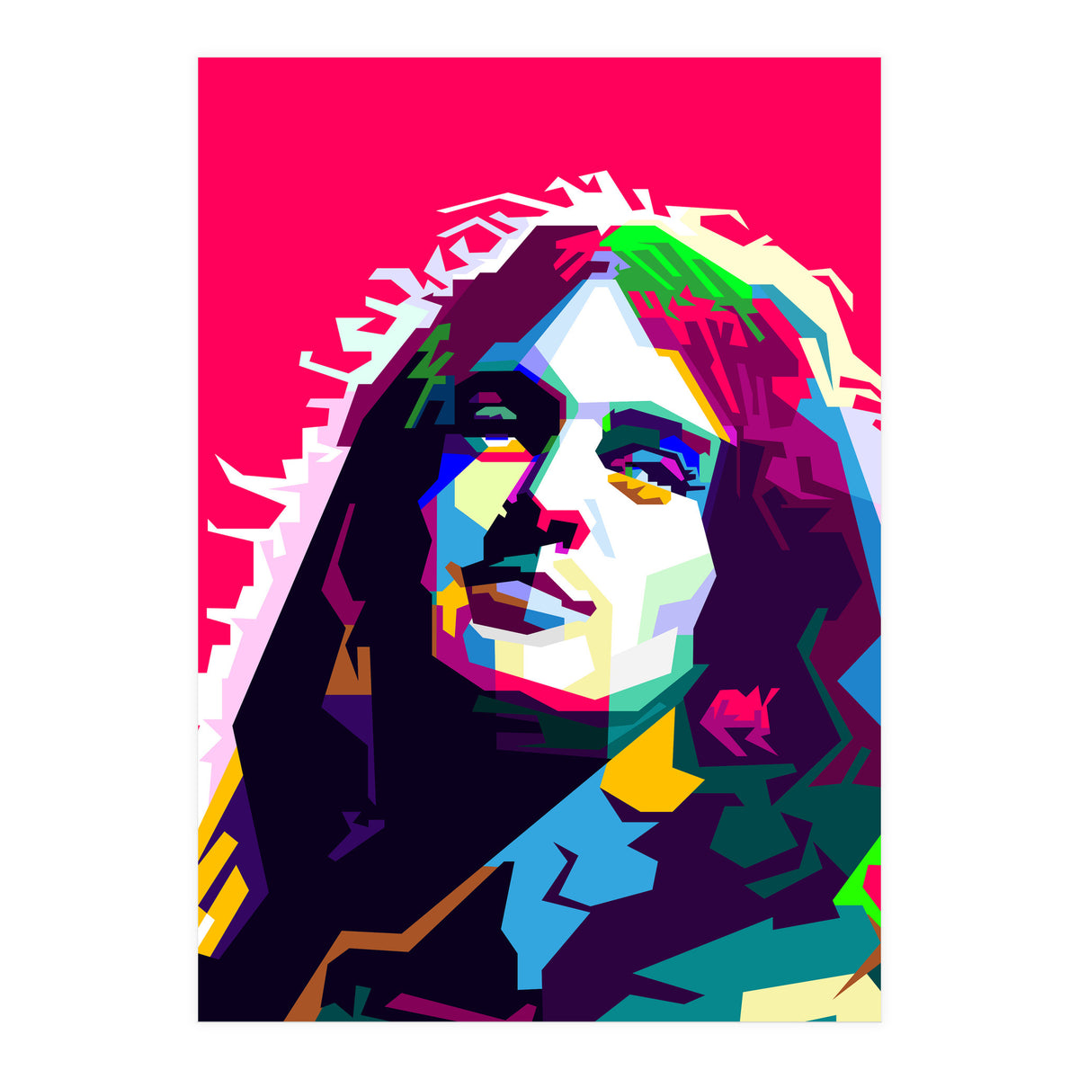 Ian Gillan Hard Rock Singer WPAP Trending Now (Print Only)