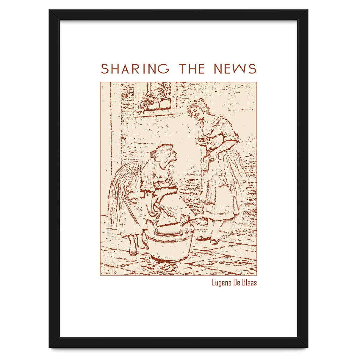 Sharing The News – Eugene De Blaas