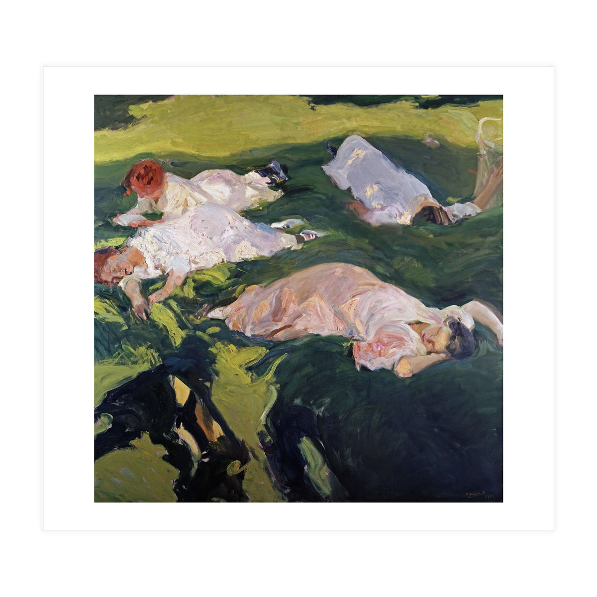 The Siesta - 1912 - 200x201 cm - oil on canvas. (Print Only)