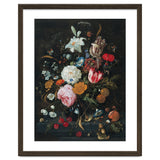 Jan Davidsz. de Heem (Utrecht, 1606-Amberes, 1683/4). Flowers in a glass Vase with Fruit (ca. 166... thumbnail