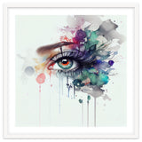 Watercolor Woman Eye #5 thumbnail