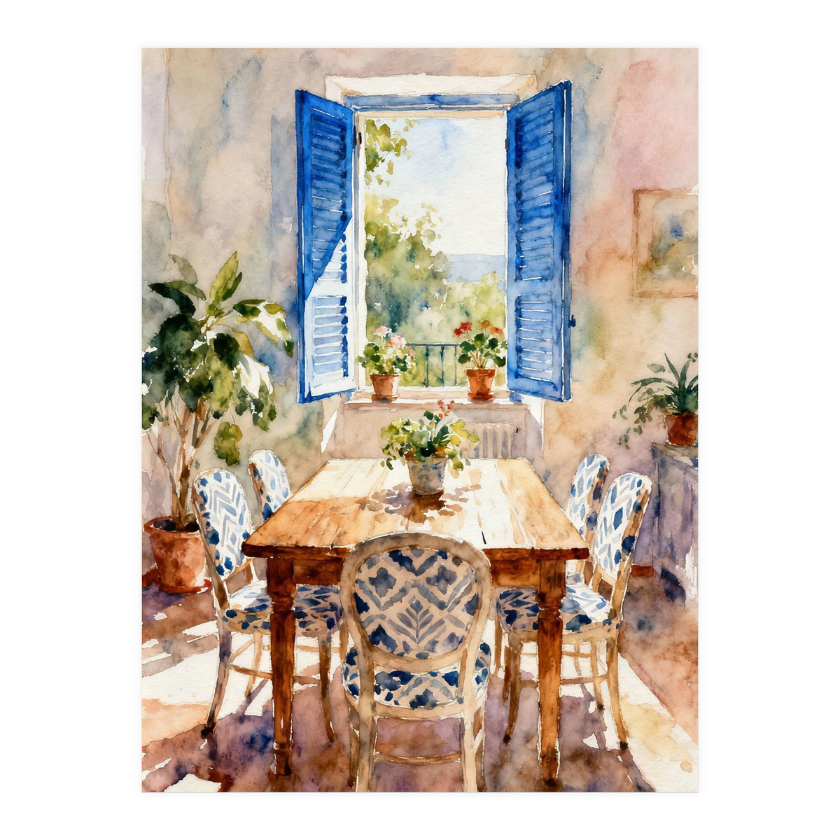 Matisse Inspired Dinning Room (Print Only)