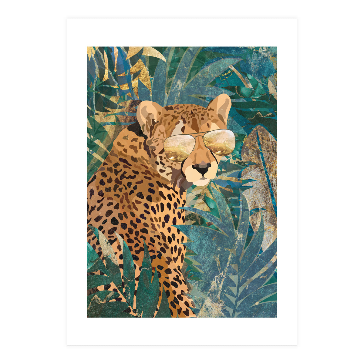 Cheetah in the jungle (Print Only)