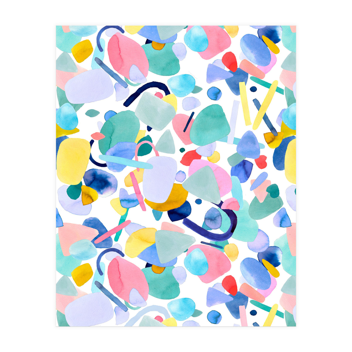 Abstract Geometric Modern Shapes (Print Only)