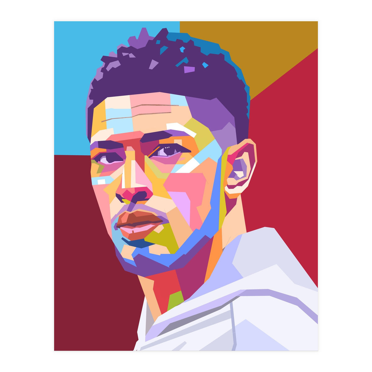 Jude Bellingham pop art portrait (Print Only)