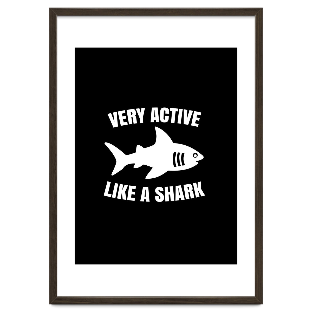 Very active like a shark