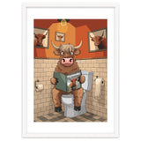Highland Cow On The Toilet thumbnail