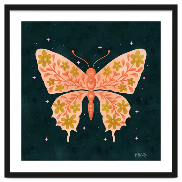 Cosmic Floral Butterfly