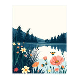 Nature Lake Calm Botanical (Print Only) thumbnail