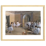 The Dance Foyer at the Opera on the rue Le Peletier, 1872 - 32x46 cm - oil on canvas. thumbnail