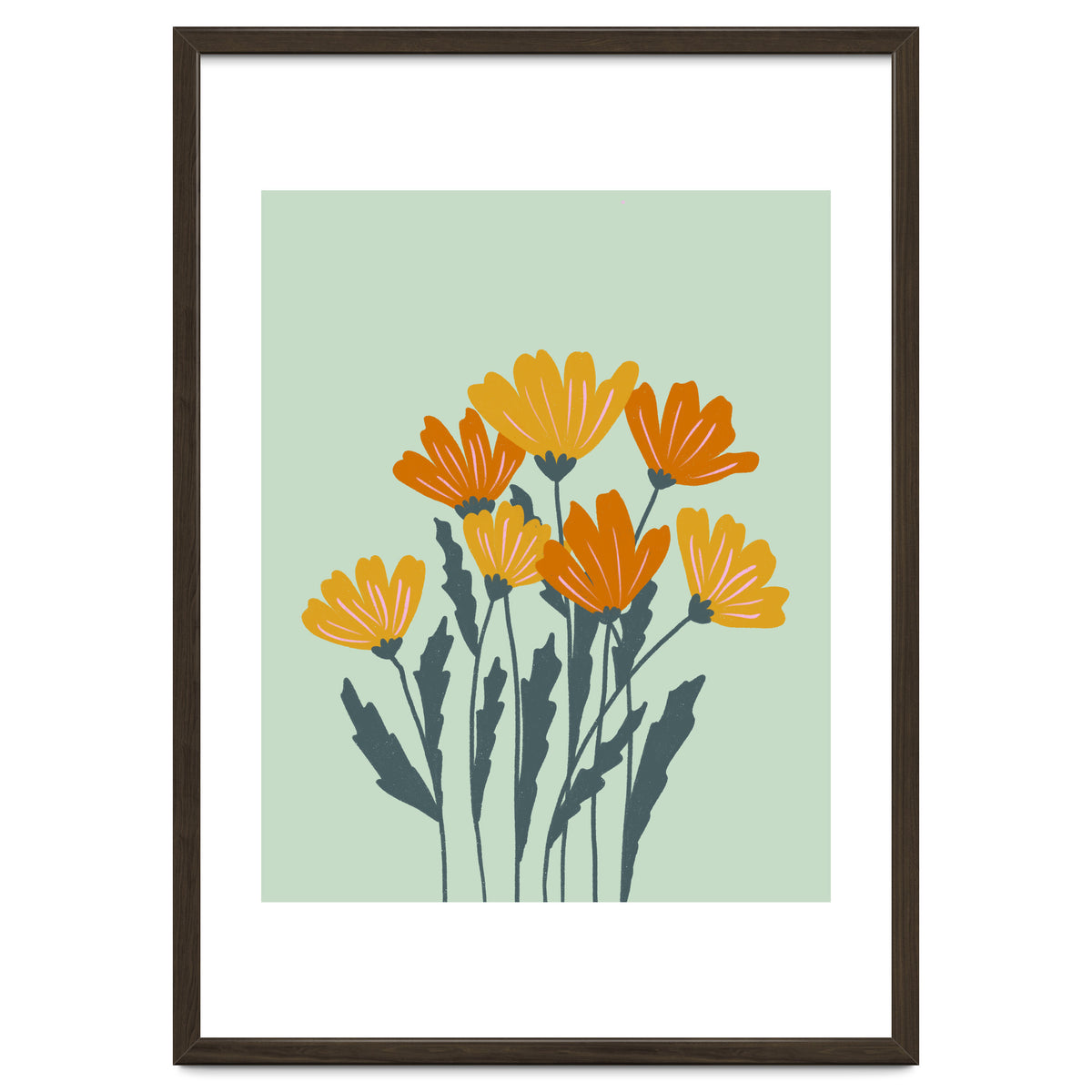 Orange and Yellow Flowers