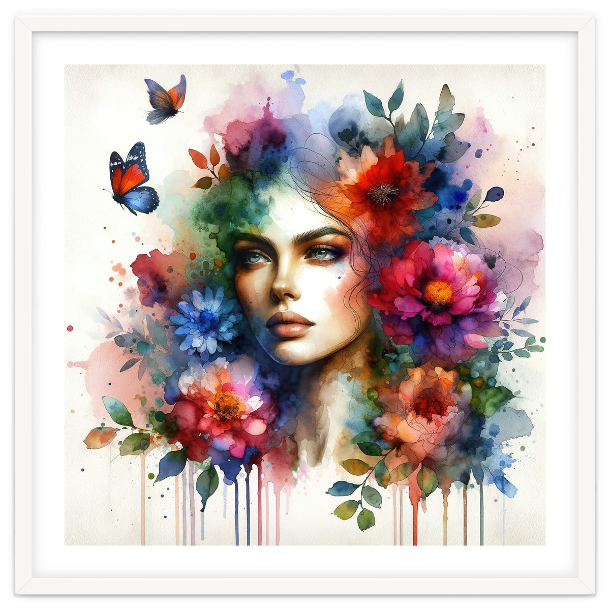 Ethereal Floral Portrait