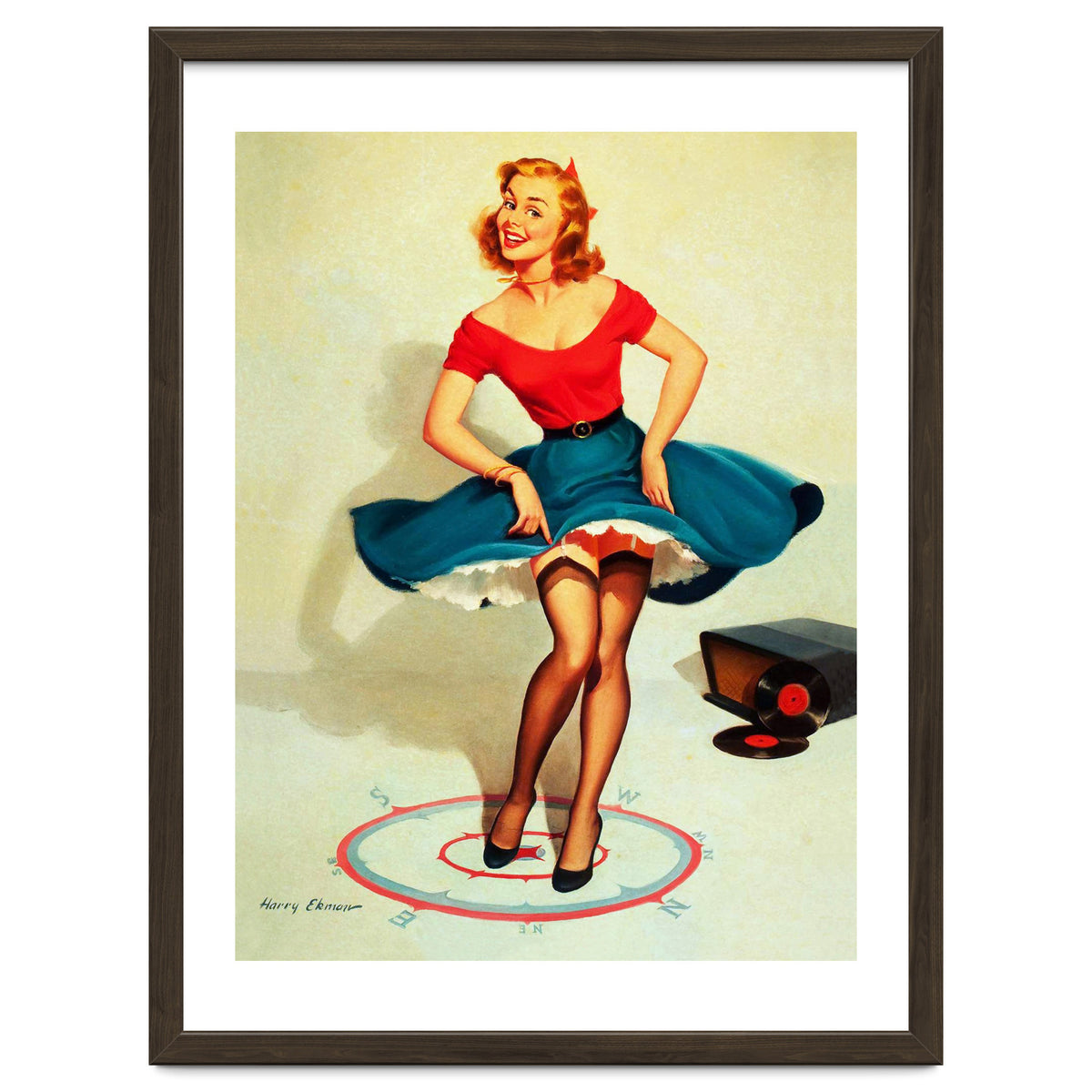 Pinup Dancing Girl