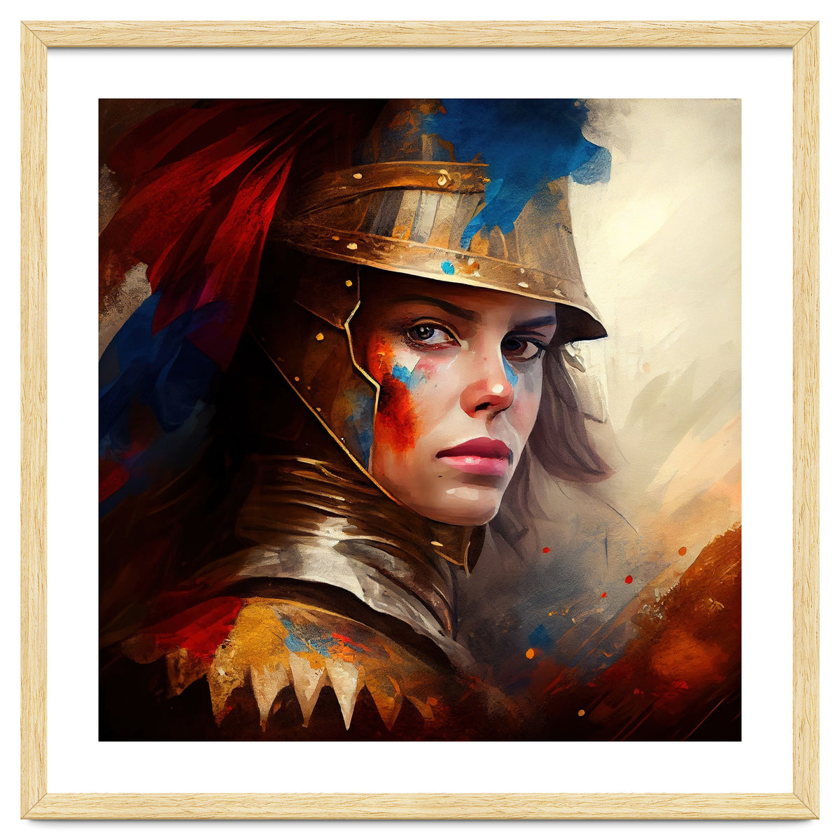Powerful Medieval Warrior Woman #4