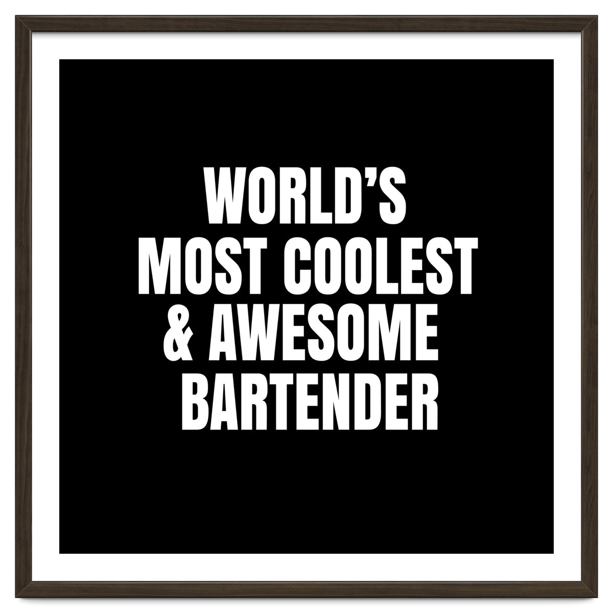 World's most coolest and awesome bartender