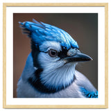 Close Up Portrait Of A Blue Jay Bird thumbnail