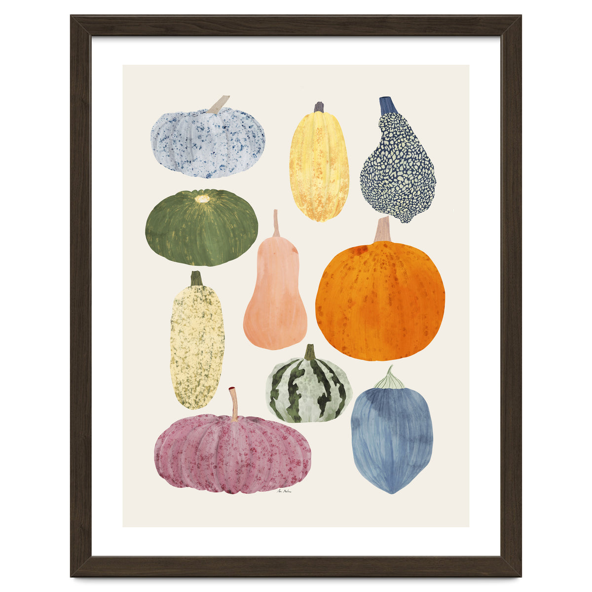 Still Life Of Pumpkins